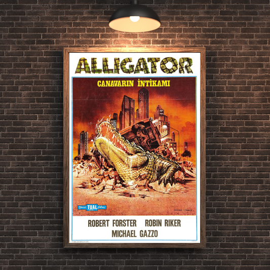 Alligator 03 Movie Poster - Vintage Horror Cult Classic Collectible Art Print