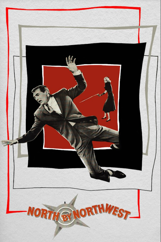 North by Northwest 1959 Poster 24x36 - Alfred Hitchcock Classic, Cary Grant - PosterFire.com