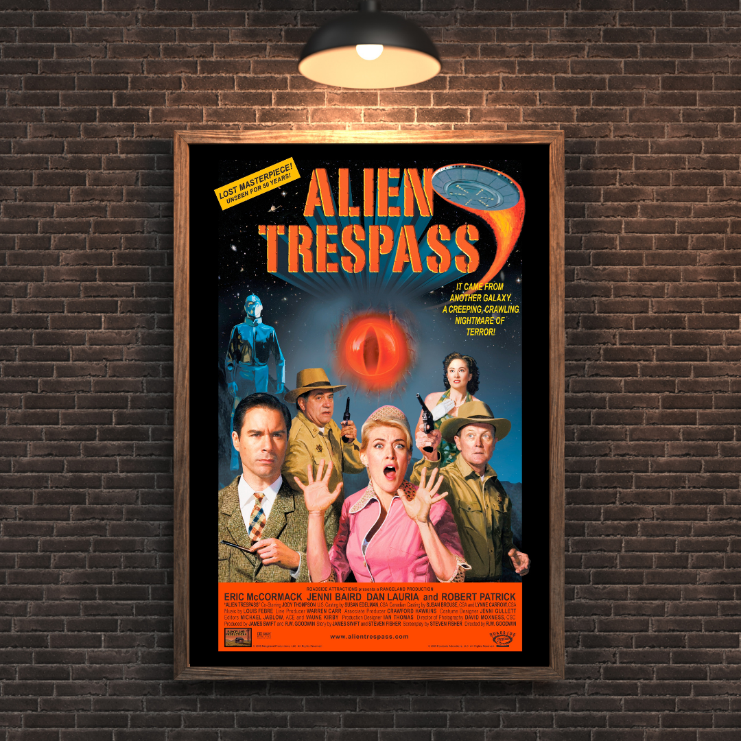 Alien Trespass Movie Poster - Vintage Sci-Fi Cult Classic Collectible Art Print - PosterFire.com